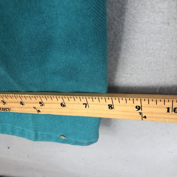 Vintage Jewells Classic Bottoms Jeans Jrs 11 Green Bareback Western High Waist - Picture 7 of 16